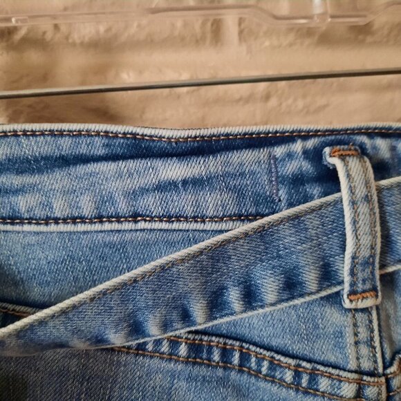 Silver Jean Shorts Womens‎ 29 Blue High Rise Sure Thing Belted Raw Hem Cuffed - Picture 10 of 13